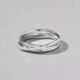 Inlaid Zircon 925 Sterling Silver Ring - Trendsi - Flyclothing LLC