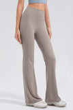 High Waist Straight Active Pants - Trendsi - Flyclothing LLC