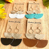 Geometrical Shape Dangle Earrings - Trendsi - Flyclothing LLC