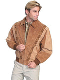Scully CAFE BROWN/CAMEL PRAIRIE JACKET - Scully Leather