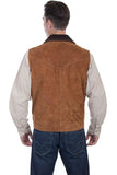 Scully CAFE BROWN TWO TONE VEST/CONCEALED - Scully Leather