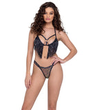 Roma Costume Sequin Fishnet Triangle Tie Top - Roma Costume