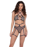 Roma Costume Sequin Fishnet High Waisted Shorts - Roma Costume