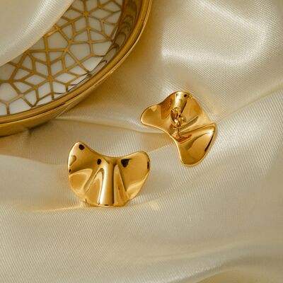 Irregular 18K Gold-Plated Earrings - Trendsi - Flyclothing LLC
