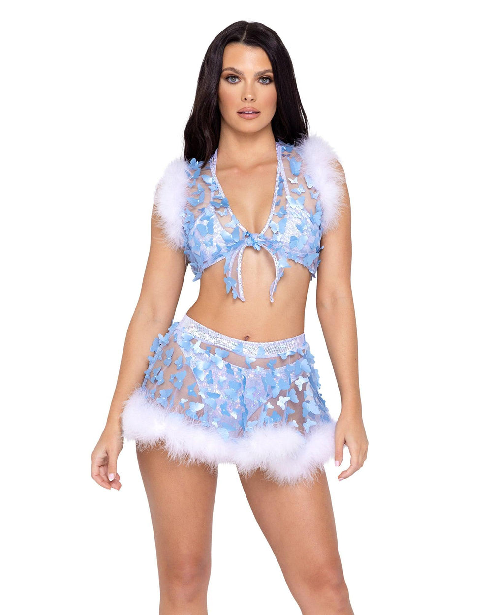 Roma Costume Sheer Butterfly Tie-Top - Roma Costume