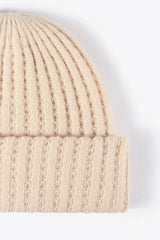 Wide Rib Beanie - Trendsi - Flyclothing LLC