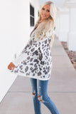 Printed Long Sleeve Cardigan - Trendsi