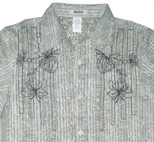 Pop Icon Embroidered Shirt - Pop Icon Clothing