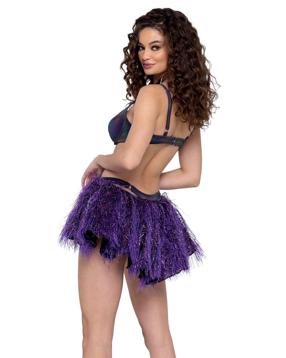 Roma Costume Faux Fur Skirt - Roma Costume - Flyclothing LLC