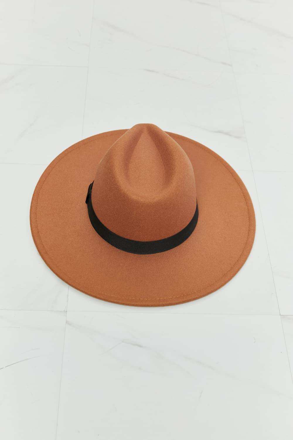 Fame Enjoy The Simple Things Fedora Hat - Trendsi - Flyclothing LLC