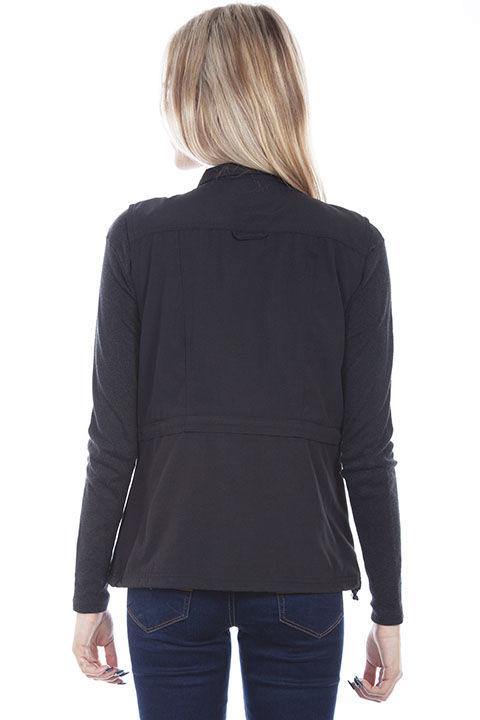 Scully Leather 100% Nylon Black Women's Multi Pocket Jacket - Scully Leather