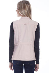 Scully Leather 100% Nylon Rose Women's Multi Pocket Vest - Scully Leather