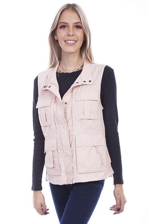 Scully Leather 100% Nylon Rose Women's Multi Pocket Vest - Scully Leather