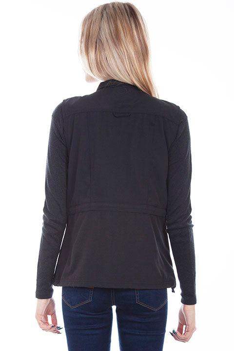 Scully Leather Black Women's Multi Pocket Womens Vest - Scully Leather - Flyclothing LLC