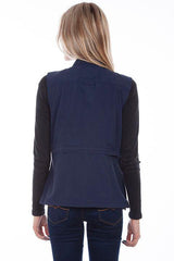 Scully Leather Ink Women's Multi Pocket Womens Vest - Scully Leather