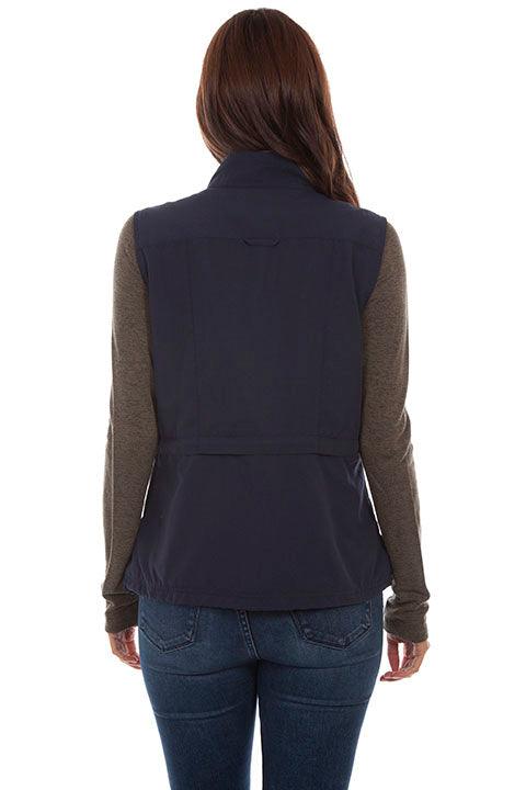Scully Leather Midnight Sky Women's Multi Pocket Womens Vest - Flyclothing LLC