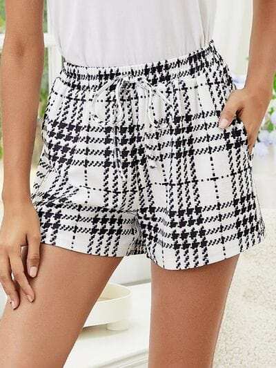 Printed Elastic Waist Shorts - Trendsi - Flyclothing LLC