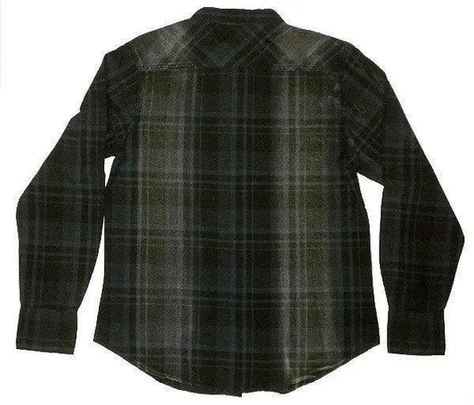 Pop Icon Black & Blue Plaid Shirt - Pop Icon Clothing