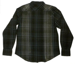 Pop Icon Black & Blue Plaid Shirt - Flyclothing LLC
