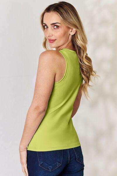 Basic Bae Full Size Round Neck Slim Tank - Trendsi - Flyclothing LLC