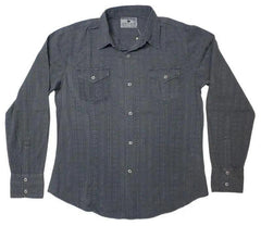Pop Icon Navy Textured Shirt - Pop Icon Clothing