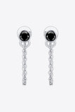 Inlaid Moissanite Chain Earrings - Trendsi