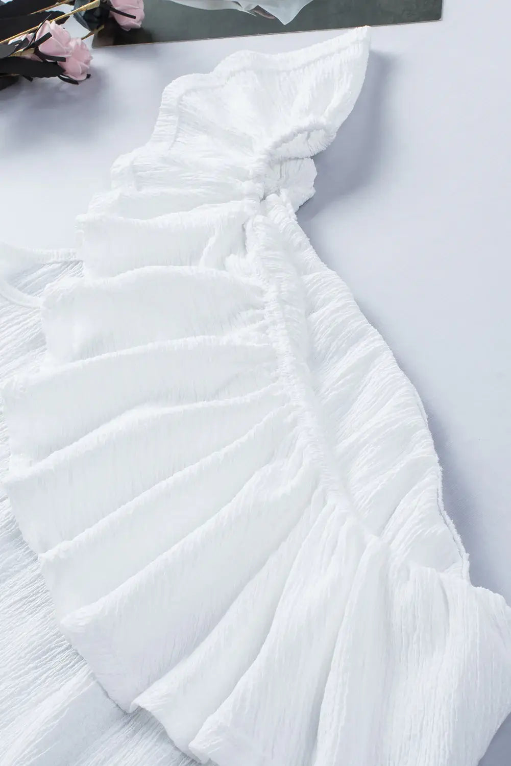 Ruffled One-Shoulder Tank - Trendsi - Flyclothing LLC