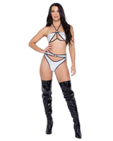 Roma Costume Ring Hologram Key Hole Top - Roma Costume - Flyclothing LLC