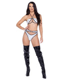 Roma Costume Ring Hologram Key Hole Top - Roma Costume