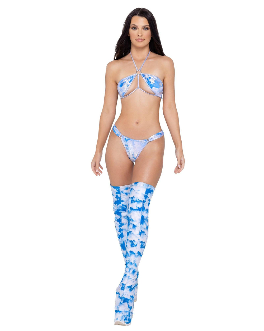 Roma Costume Cloud Print Thong Back - Roma Costume