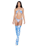 Roma Costume Cloud Print Thong Back - Roma Costume
