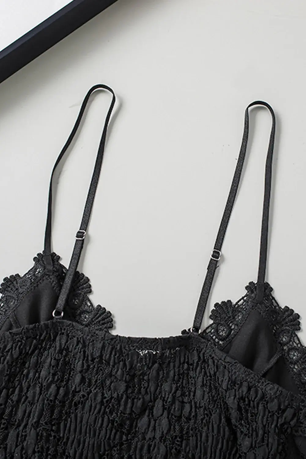 V-Neck Lace Cropped Cami - Trendsi - Flyclothing LLC
