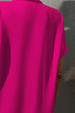 Printed Button Up Short Sleeve Shirt - Trendsi - Flyclothing LLC