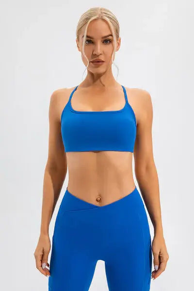 Crisscross Spaghetti Strap Active Cami - Trendsi - Flyclothing LLC
