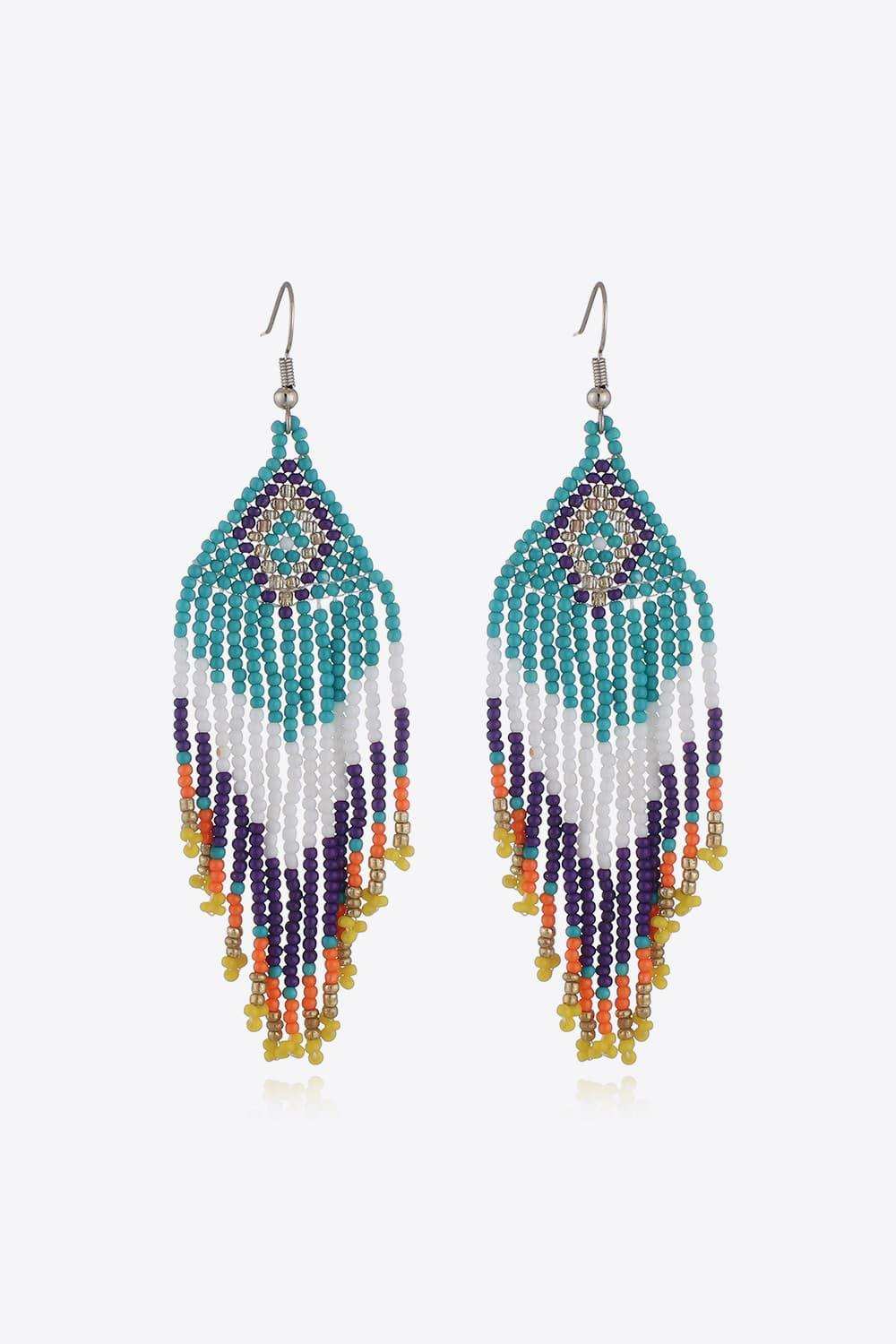 Beaded Dangle Earrings - Trendsi - Flyclothing LLC