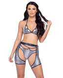 Roma Costume Snake Skin Keyhole Triangle Top - Roma Costume