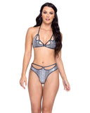Roma Costume Snake Skin Keyhole Triangle Top - Roma Costume
