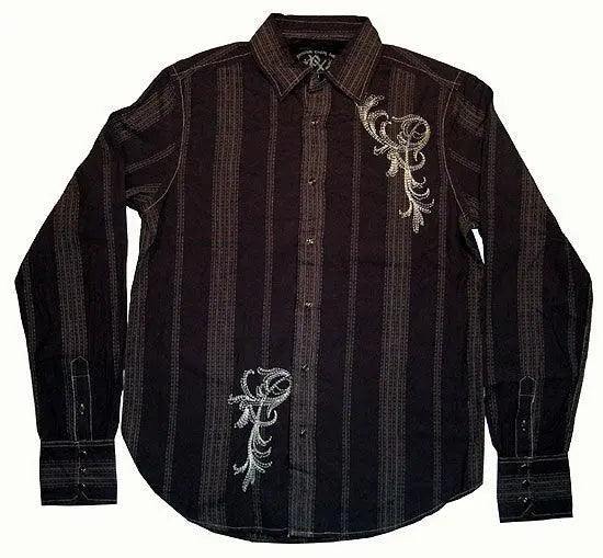 PX Clothing Chrome Embroidered Shirt - Flyclothing LLC