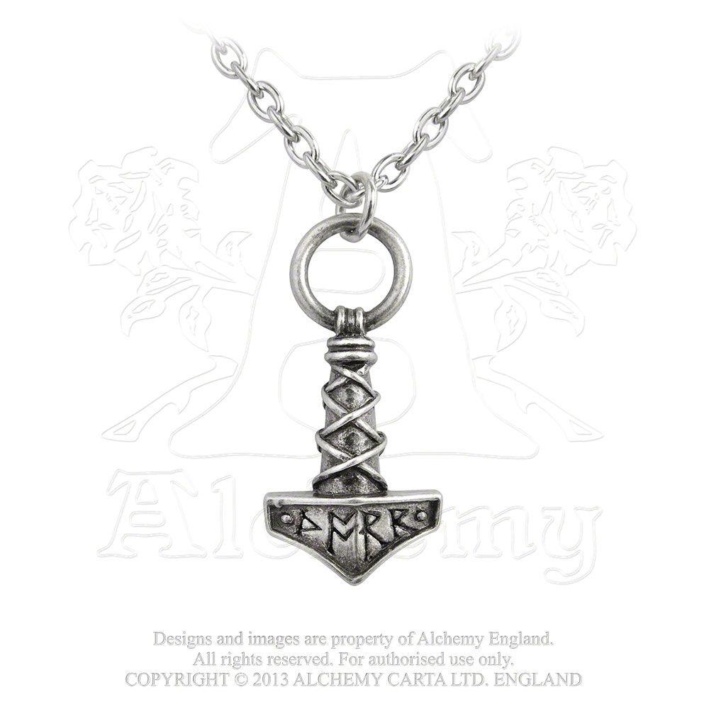 Alchemy Gothic Thor's Hammer Amulet Pendant - Flyclothing LLC