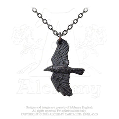 Alchemy Gothic Ravenine Pendant - Flyclothing LLC