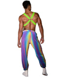Roma Costume Mens Neon Green Glow In the Dark Harness - Roma Costume
