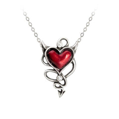 Alchemy Gothic Devil Heart Pendant - Alchemy Gothic