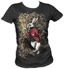 Alice In Wonderland White Rabbit Tee - Flyclothing LLC