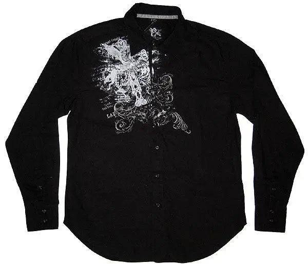 PX Clothing Gothic Cross Shirt - Flyclothing LLC