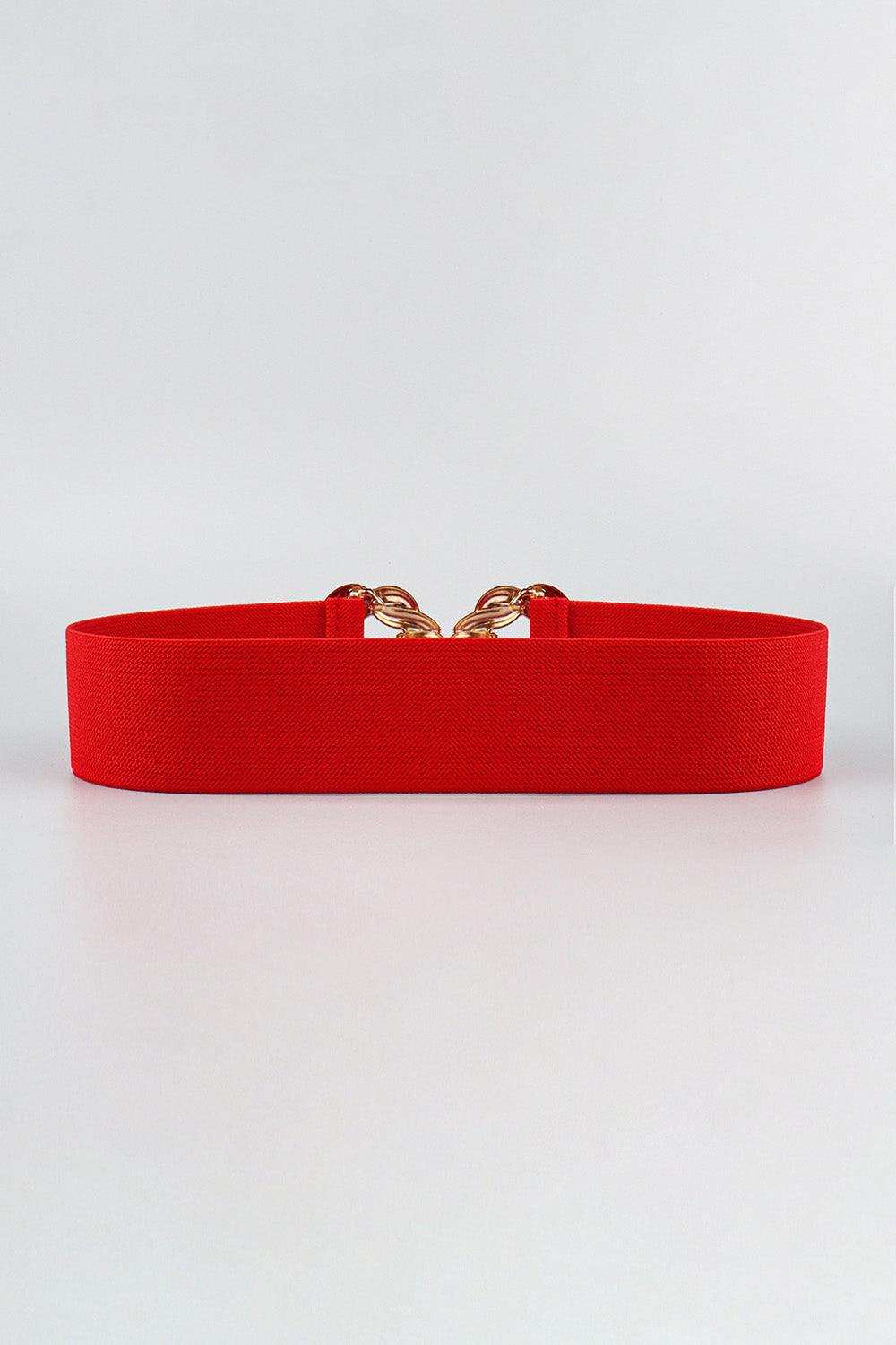 Zinc Alloy Buckle Elastic Belt - Trendsi - Flyclothing LLC