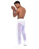Roma Costume Mens Pride Vinyl Mesh & Mesh Joggers - Roma Costume