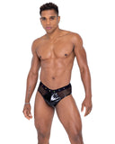 Roma Costume Mens Pride Fishnet & Vinyl Briefs - Roma Costume