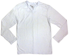 PX Clothing Long Sleeve Slub Henley Shirt - Flyclothing LLC