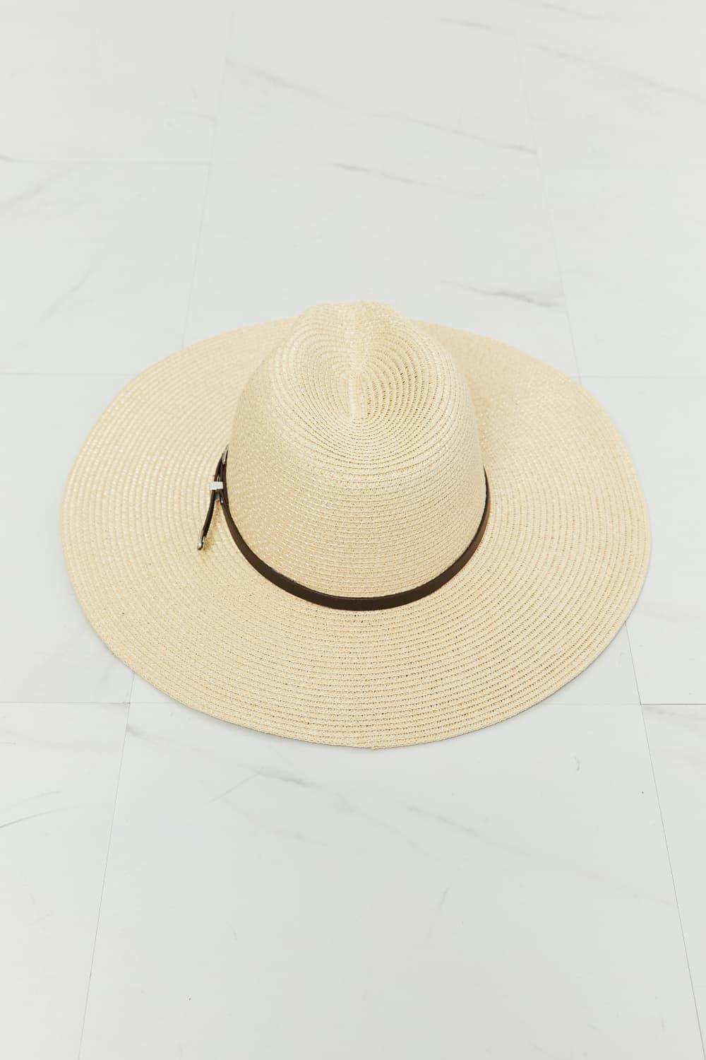 Fame Boho Summer Straw Fedora Hat - Trendsi - Flyclothing LLC