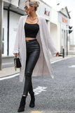 Dropped Shoulder Long Sleeve Cardigan with Pocket - Trendsi - Flyclothing LLC